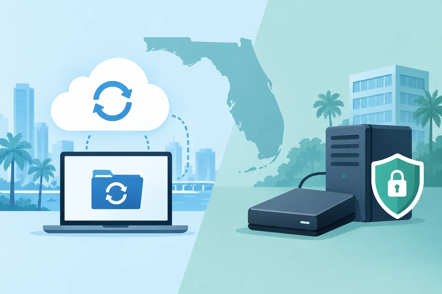 Cloud Backup vs Local Backup for Florida Firms